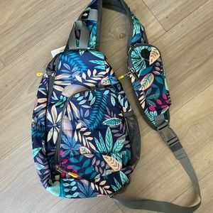 Floral hiking backpack